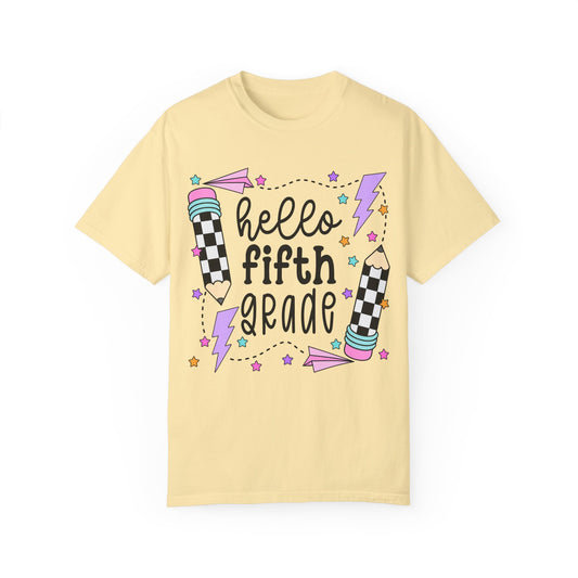Hello 5th Grade Teacher Tee