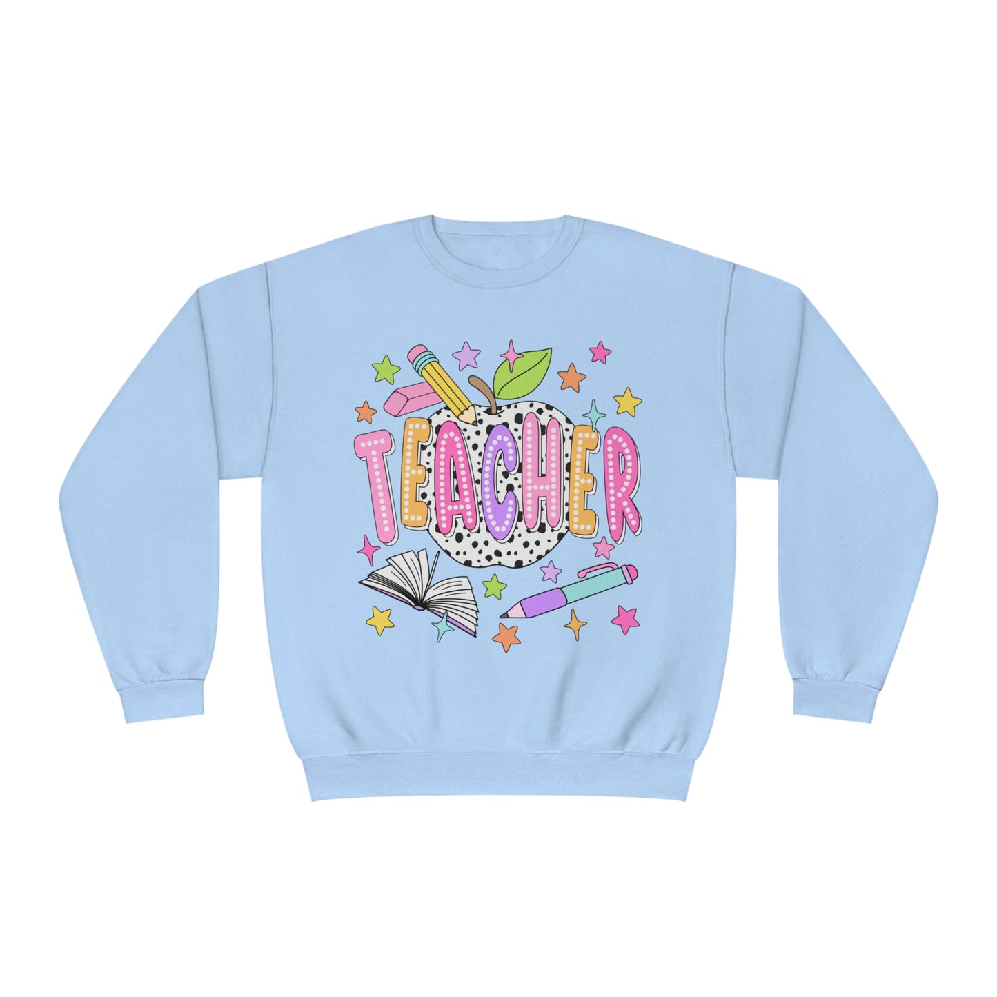 Teacher Dalmatian Crewneck Sweatshirt