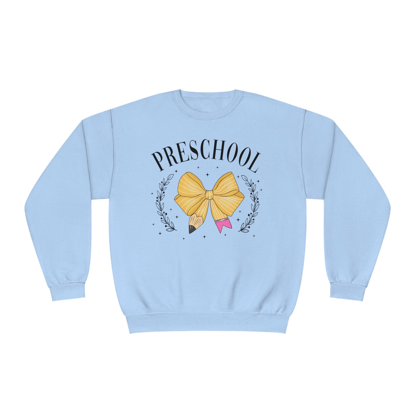 Pre-K Teacher Bow Crewneck Sweatshirt