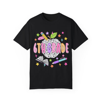 6th Grade Dalmatian Dot Teacher Tee