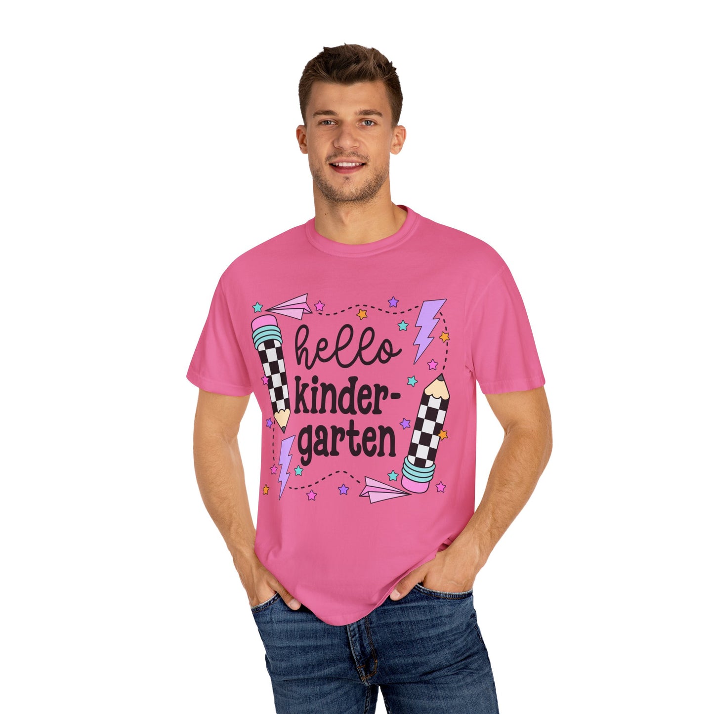 Hello Kindergarten Teacher Tee