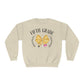 5th Grade Teacher Bow Crewneck Sweatshirt