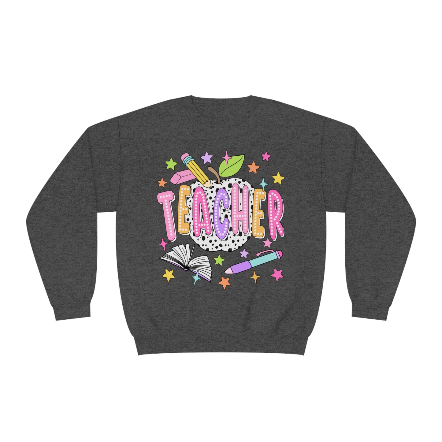 Teacher Dalmatian Crewneck Sweatshirt