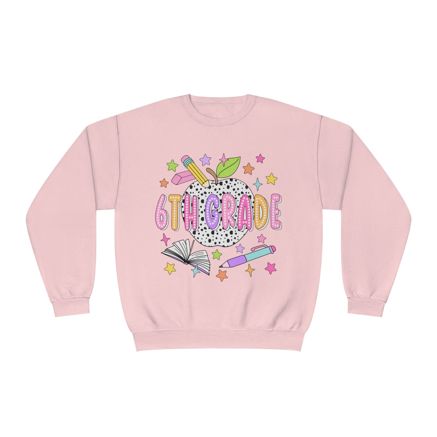 6th Grade Dalmatian Crewneck Sweatshirt