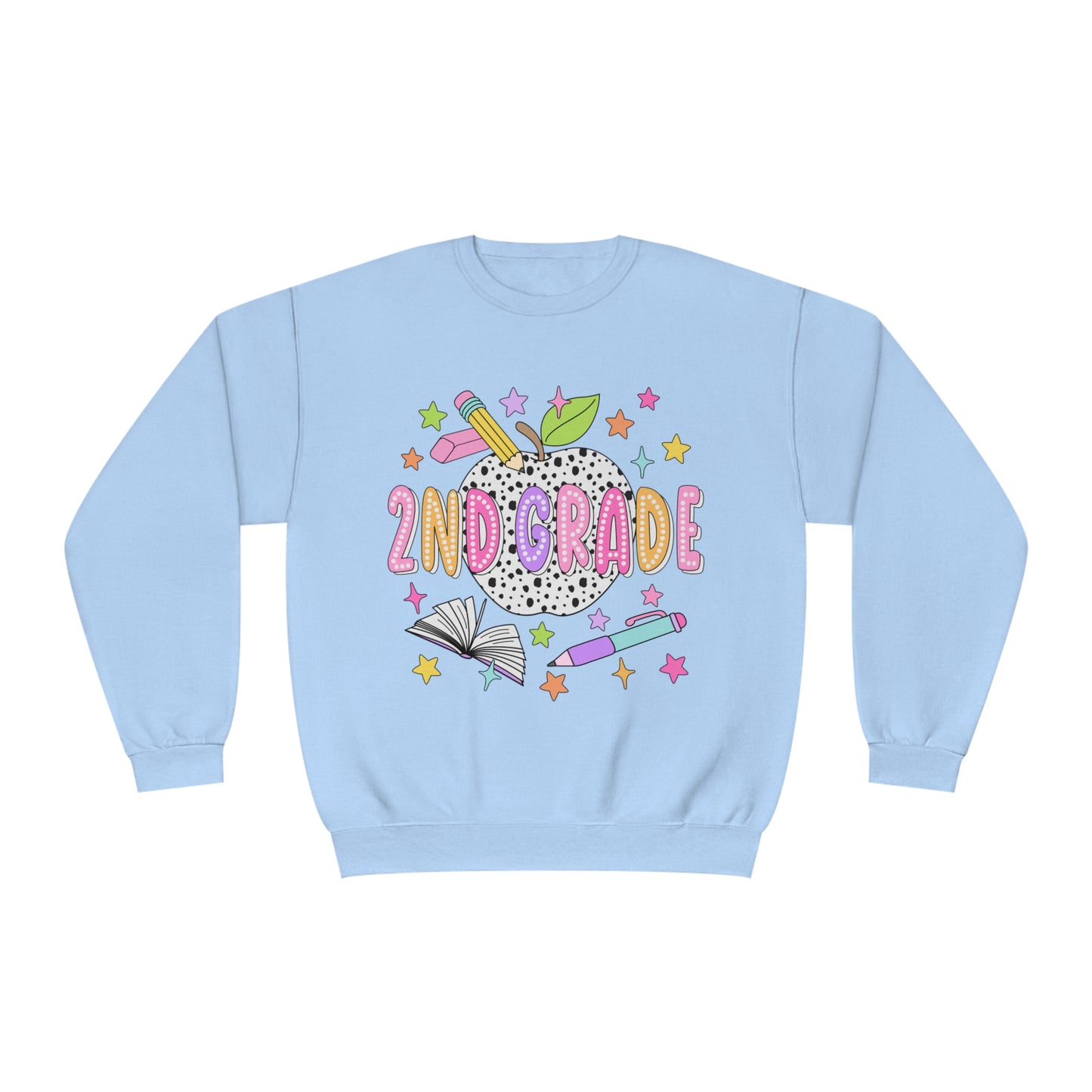 2nd Grade Dalmatian Crewneck Sweatshirt