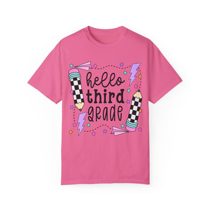 Hello 3rd Grade Teacher Tee