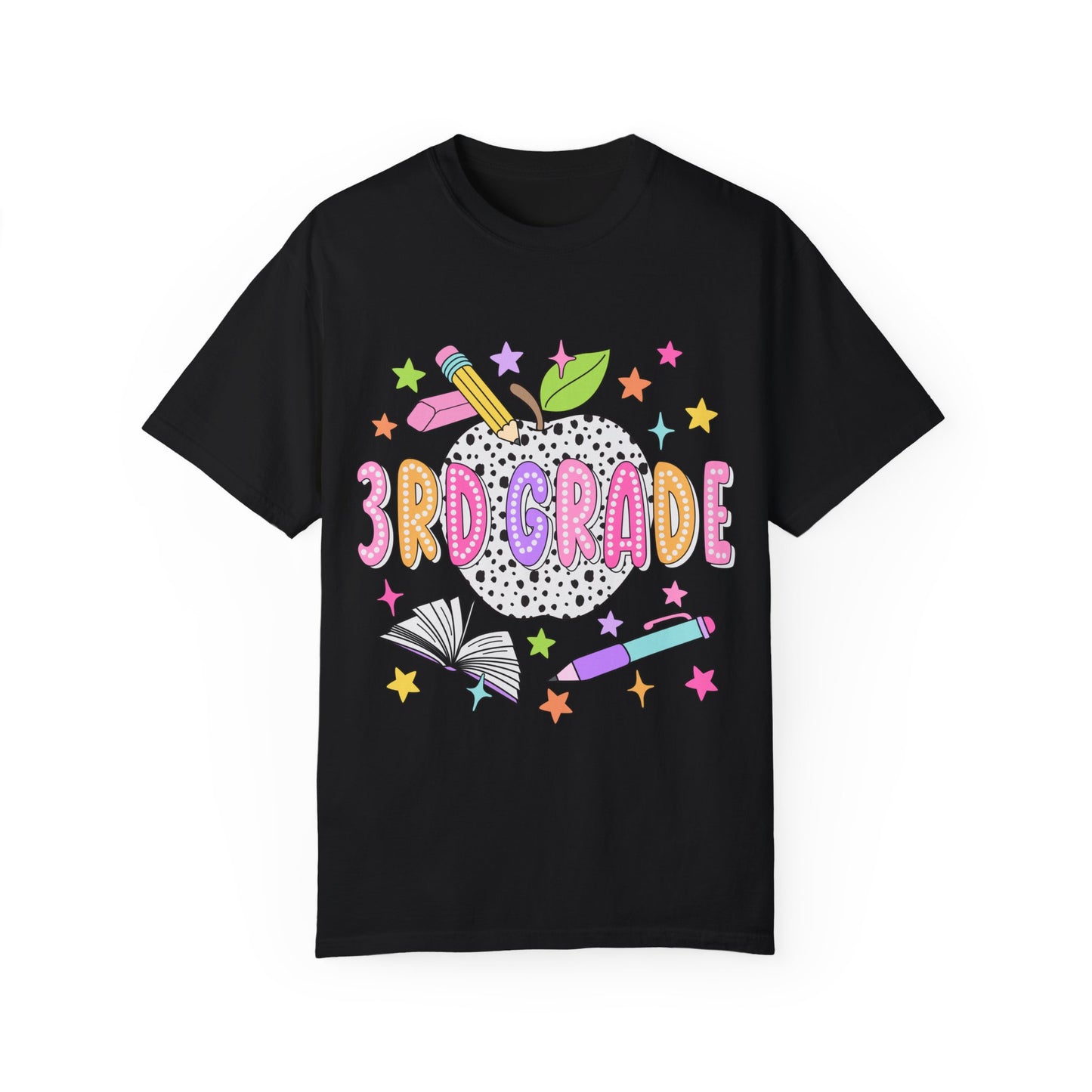 3rd Grade Dalmatian Dot Teacher Tee