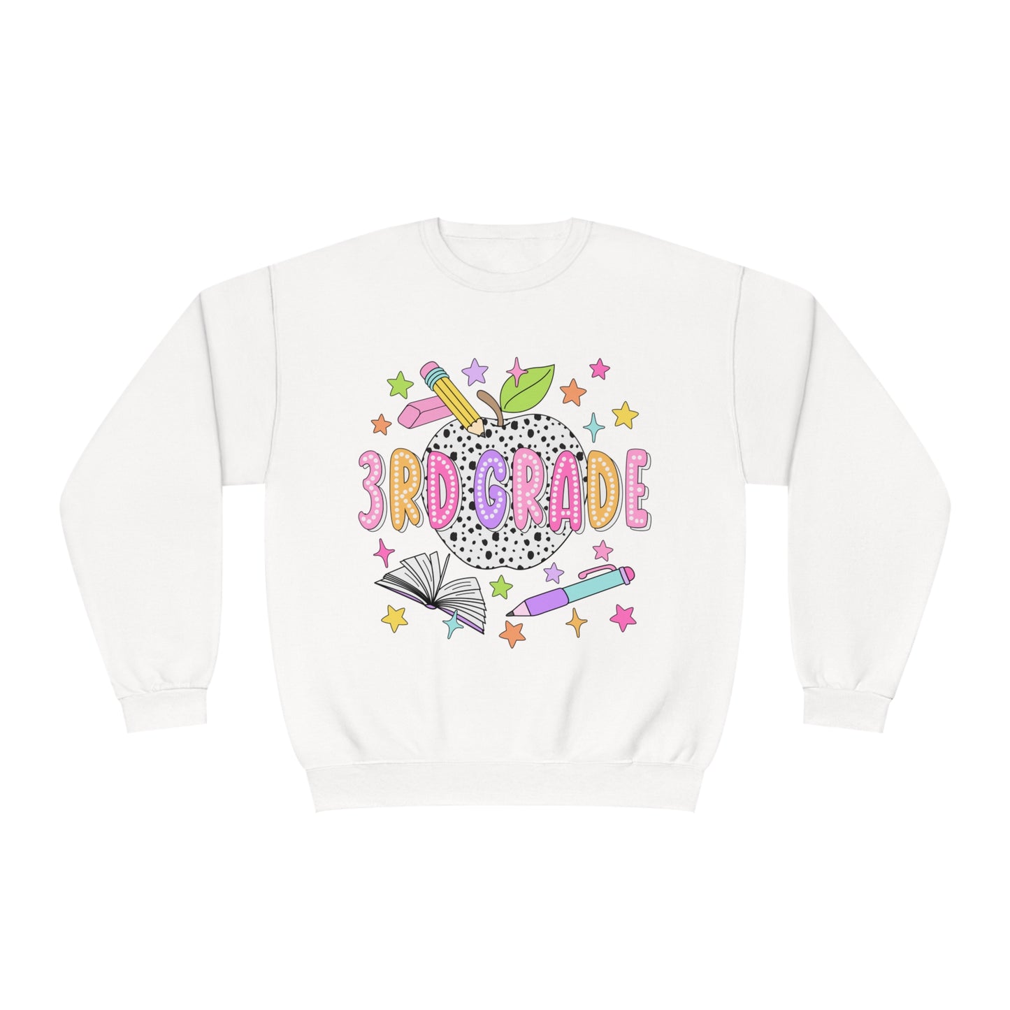 3rd Grade Dalmatian Crewneck Sweatshirt
