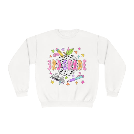 3rd Grade Dalmatian Crewneck Sweatshirt