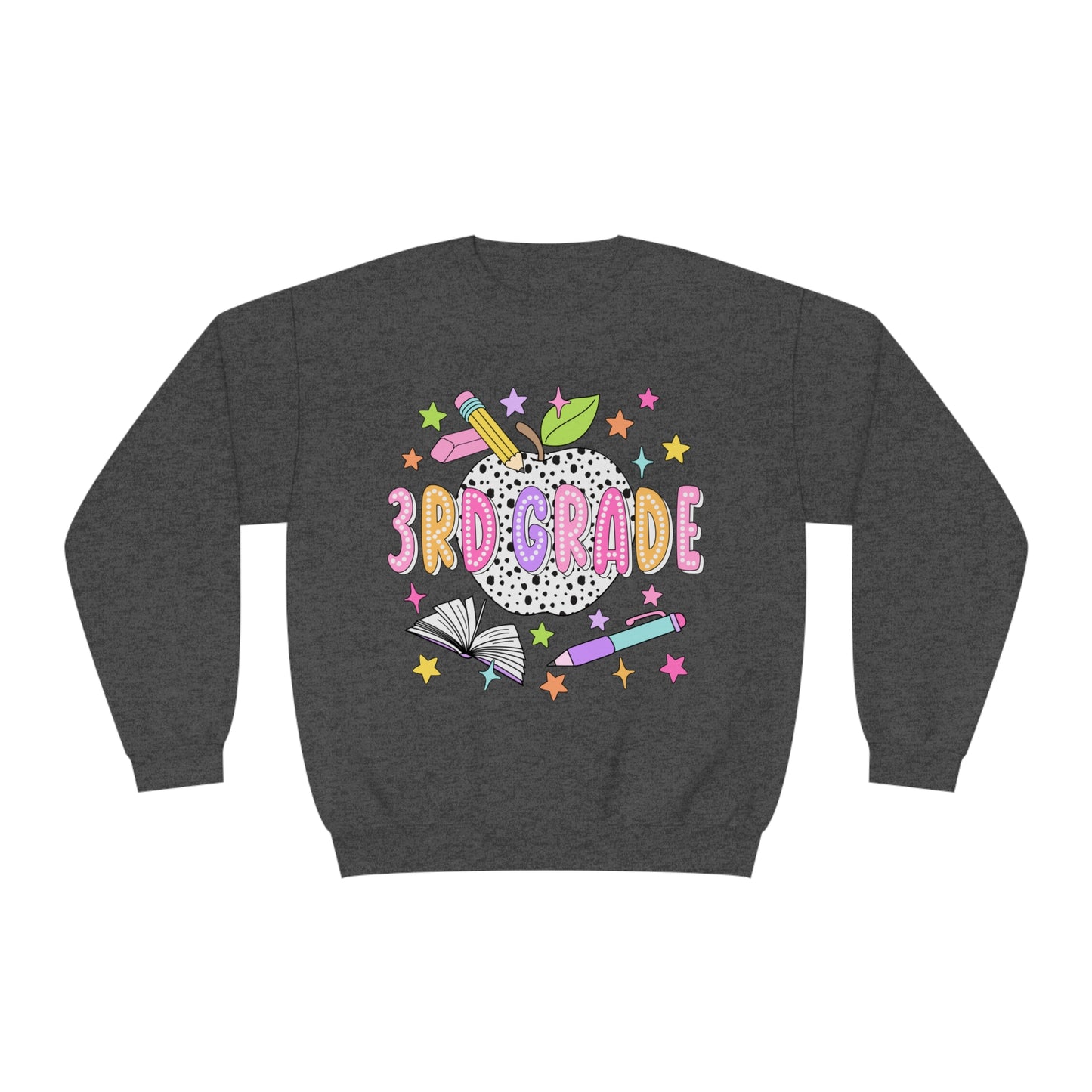 3rd Grade Dalmatian Crewneck Sweatshirt
