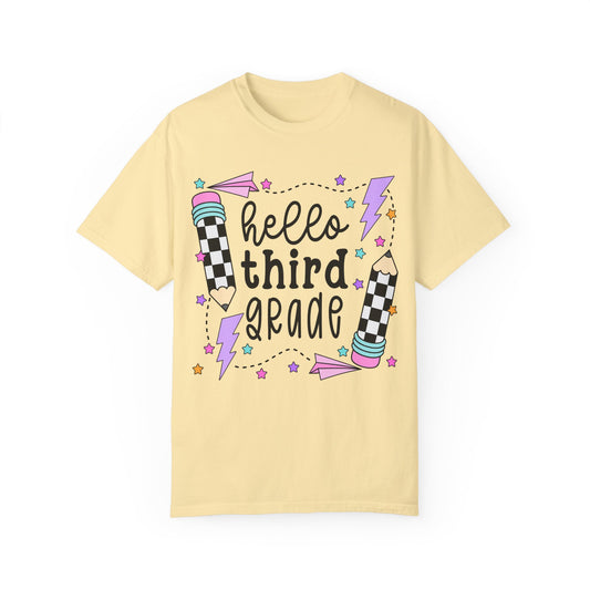 Hello 3rd Grade Teacher Tee