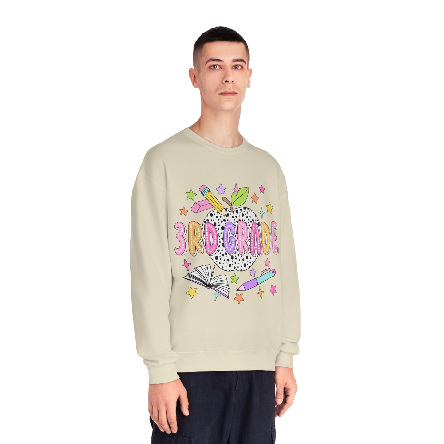 3rd Grade Dalmatian Crewneck Sweatshirt