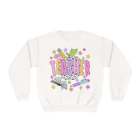 Teacher Dalmatian Crewneck Sweatshirt