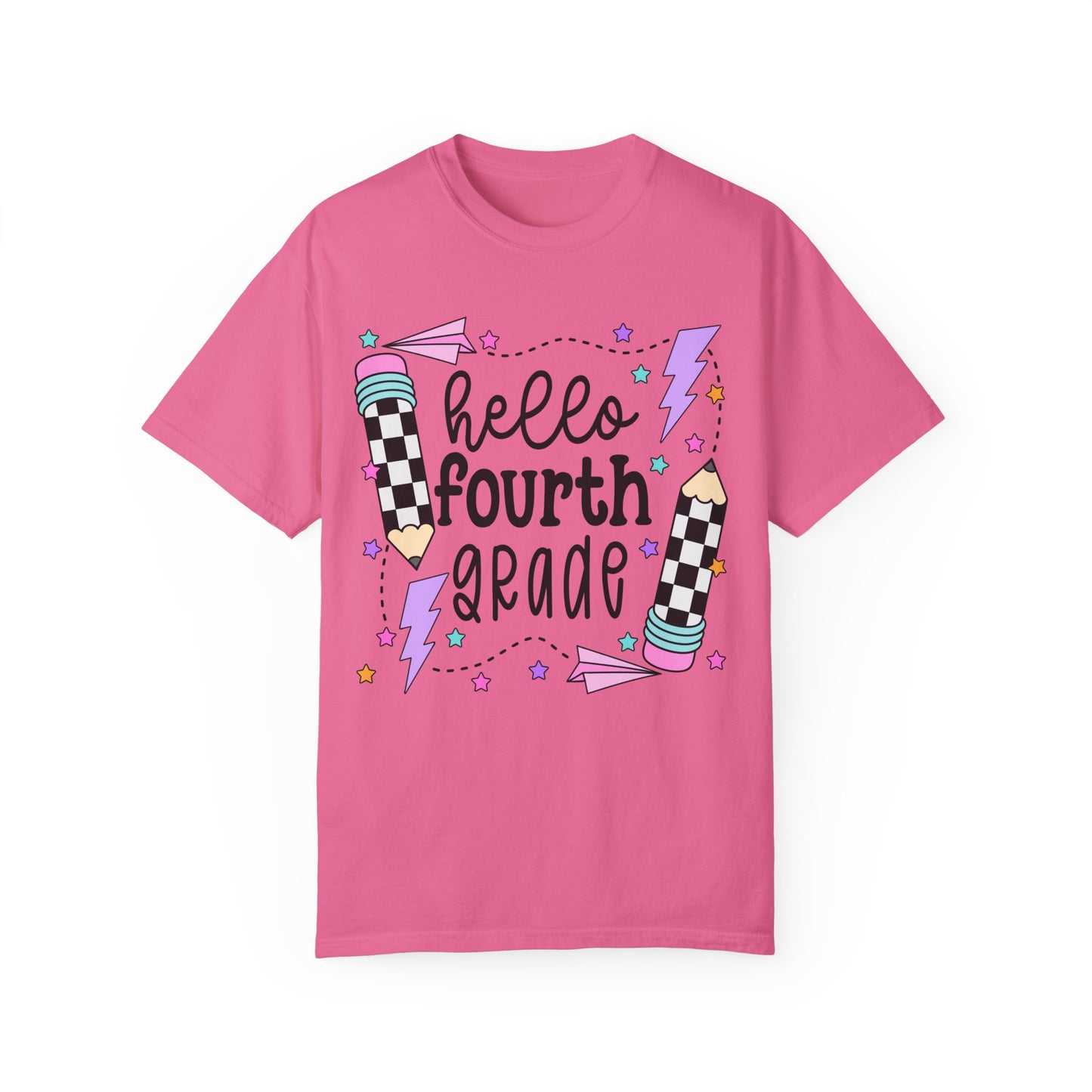 Hello 4th Grade Teacher Tee