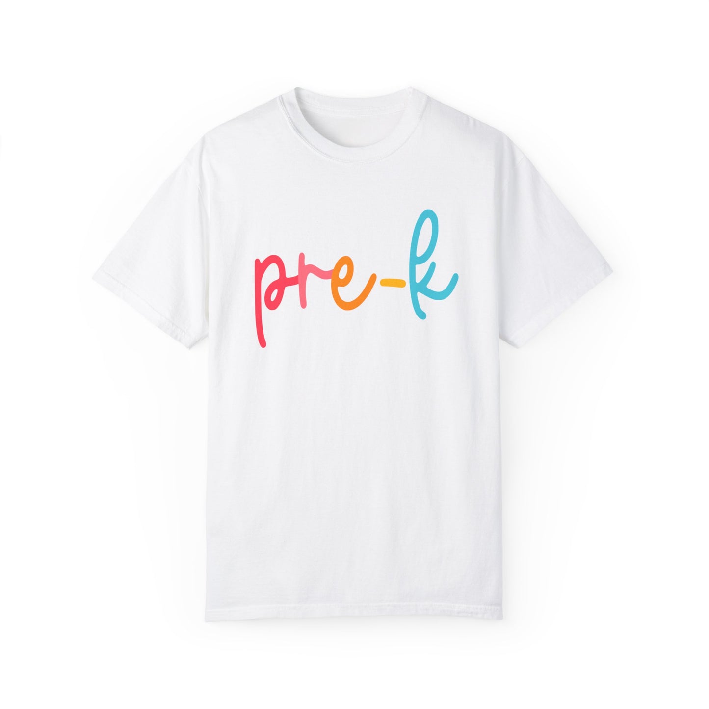 Pre-K Colorful Cursive Tee