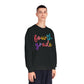 4th Grade Colorful Cursive Teacher Crewneck Sweatshirt