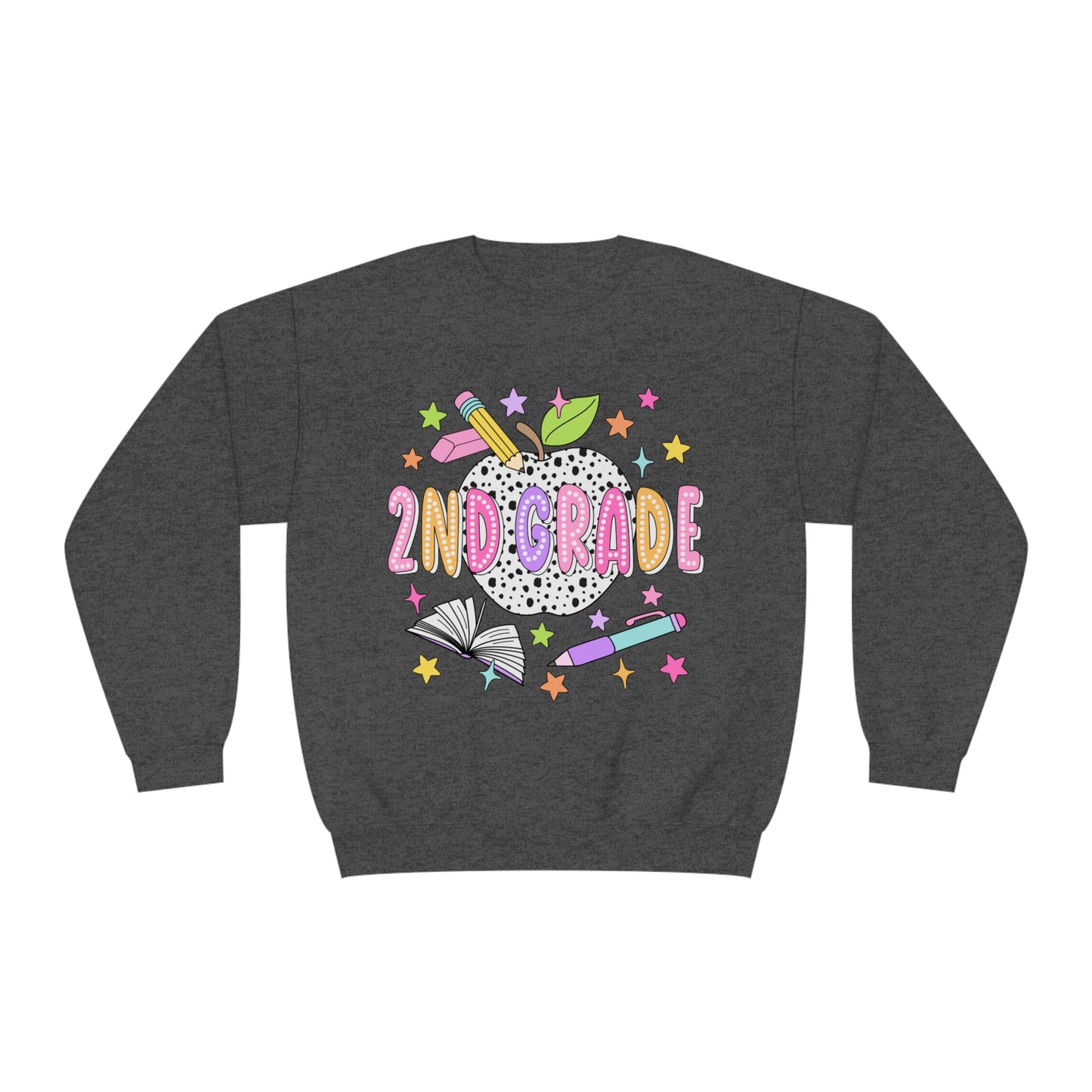2nd Grade Dalmatian Crewneck Sweatshirt