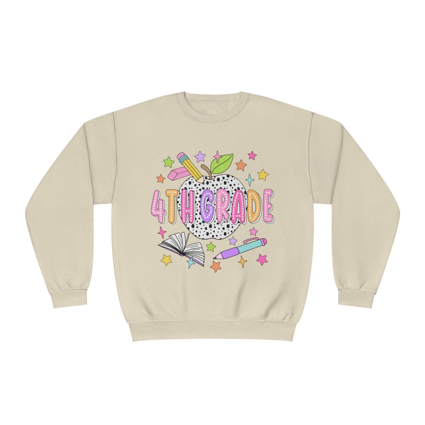 4th Grade Dalmatian Crewneck Sweatshirt