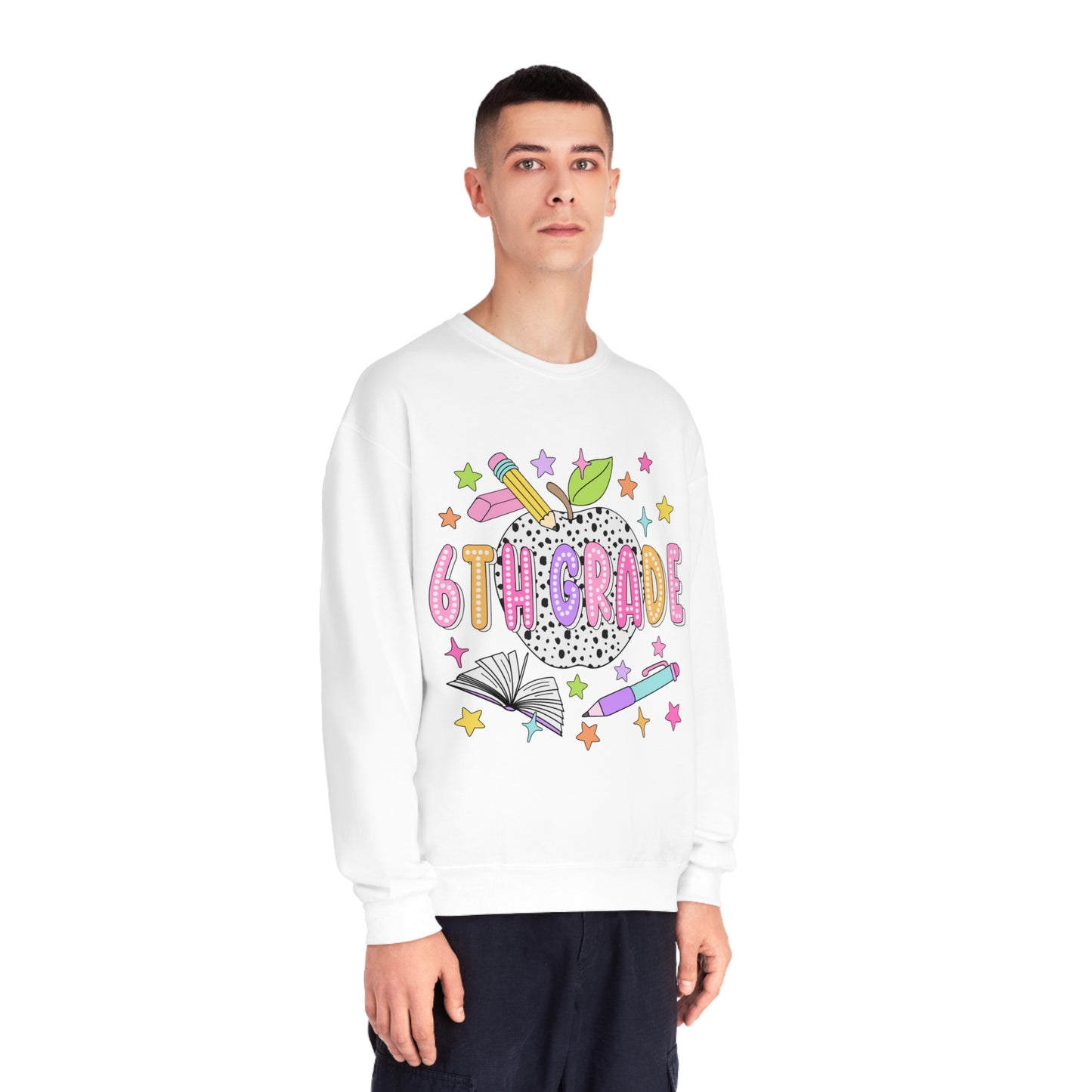 6th Grade Dalmatian Crewneck Sweatshirt