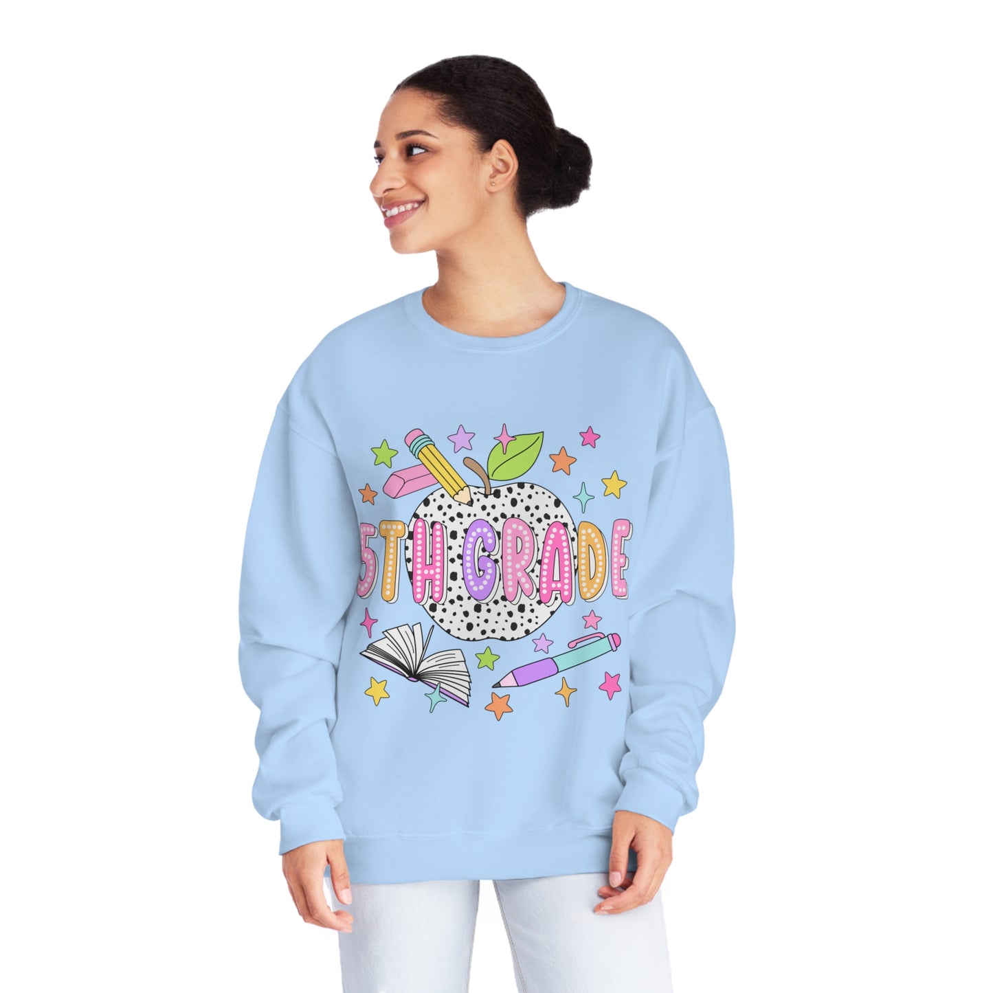 5th Grade Dalmatian Crewneck Sweatshirt