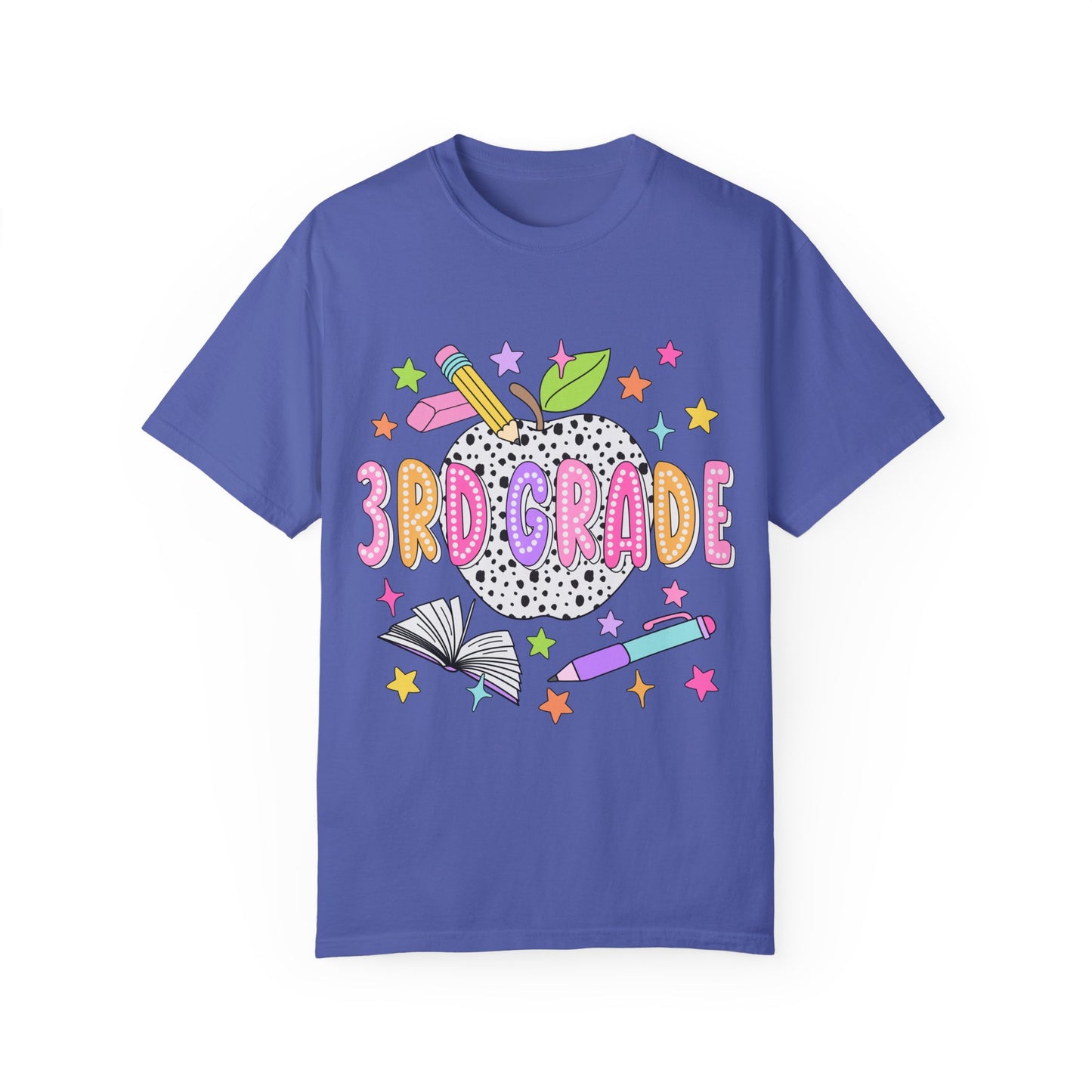 3rd Grade Dalmatian Dot Teacher Tee