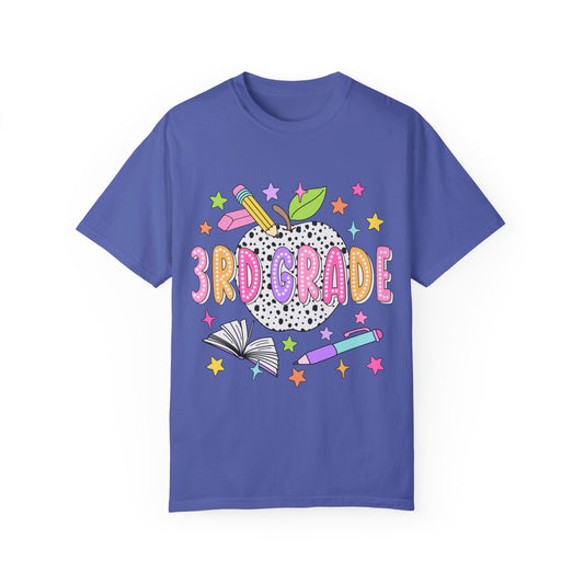3rd Grade Dalmatian Dot Teacher Tee