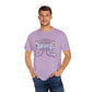 Just A Girl Who Loves Teaching (Black Outline In Lavender) Tee