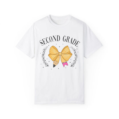 2nd Grade Bow Teacher Tee