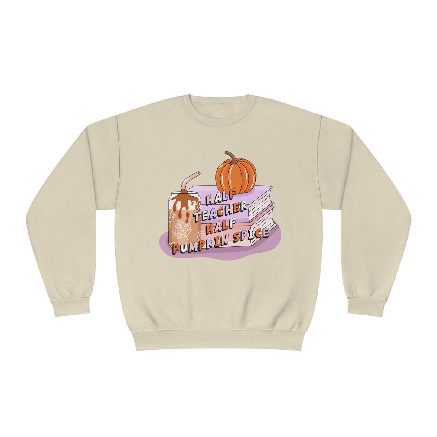 Half Teacher Half Pumpkin Spice Sweatshirt