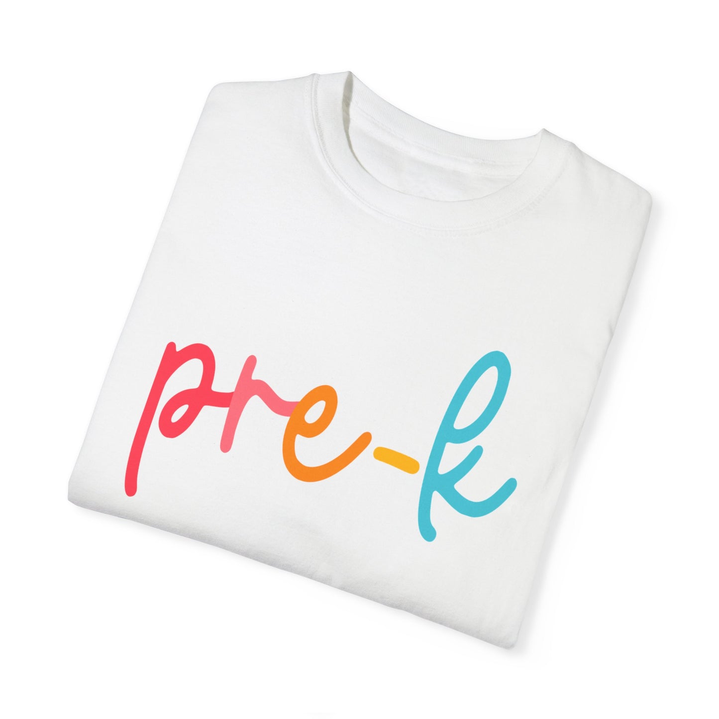 Pre-K Colorful Cursive Tee
