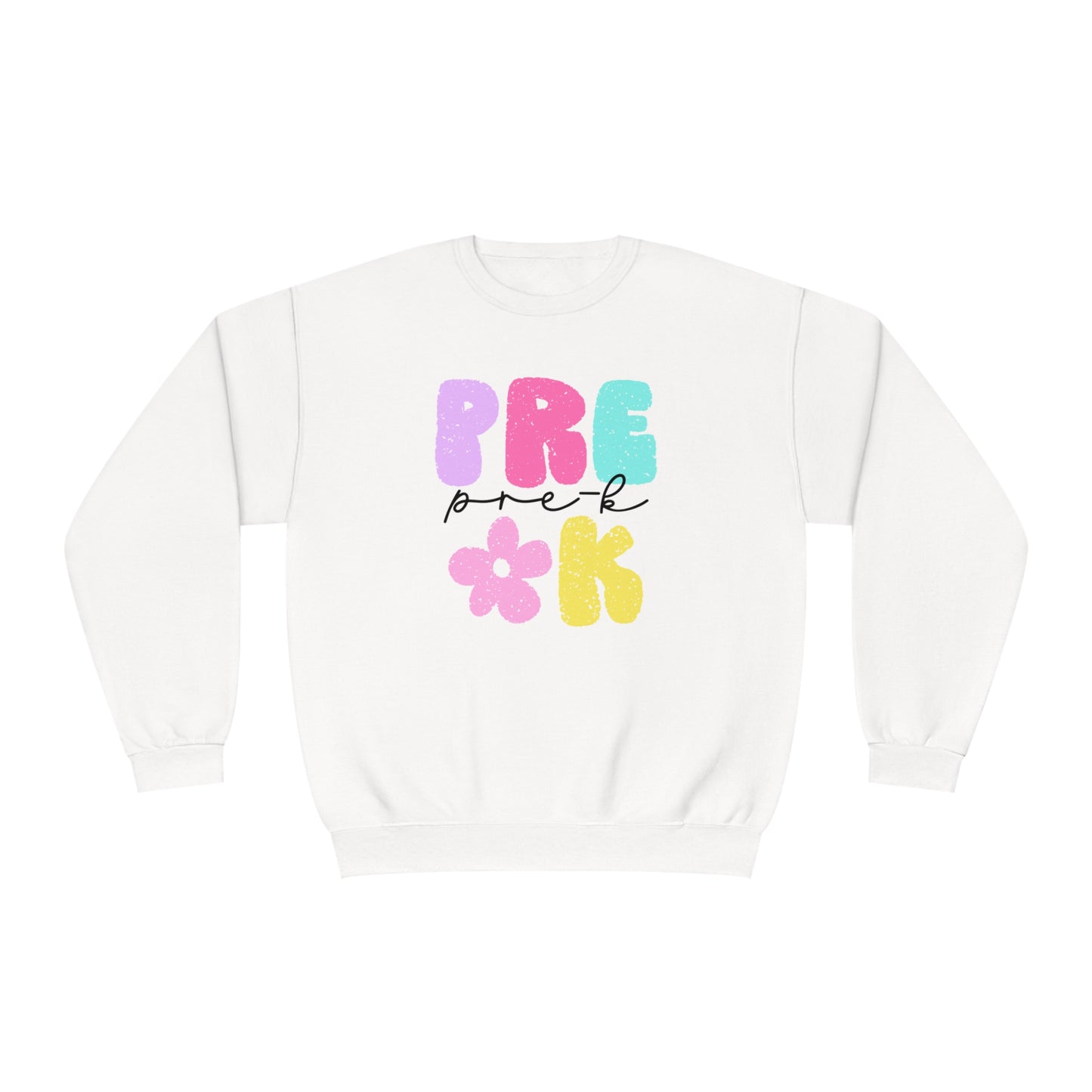 Pre-K Flower Power Teacher Crewneck Sweatshirt