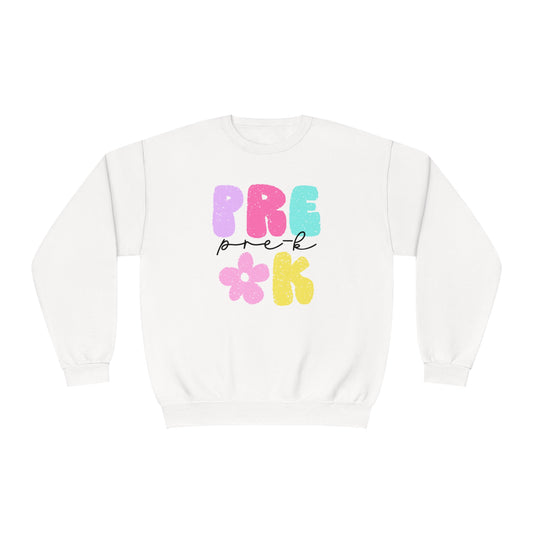 Pre-K Flower Power Teacher Crewneck Sweatshirt