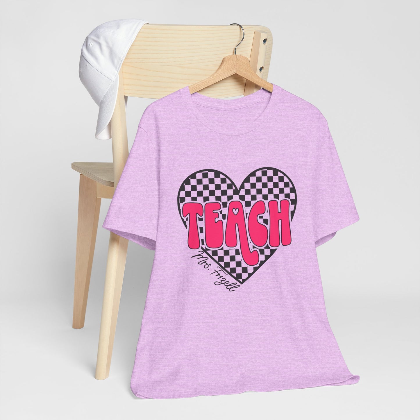 PERSONALIZED Teacher Heart Tee