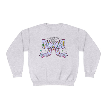 Just A Girl Who Loves Teaching (Purple) Sweatshirt
