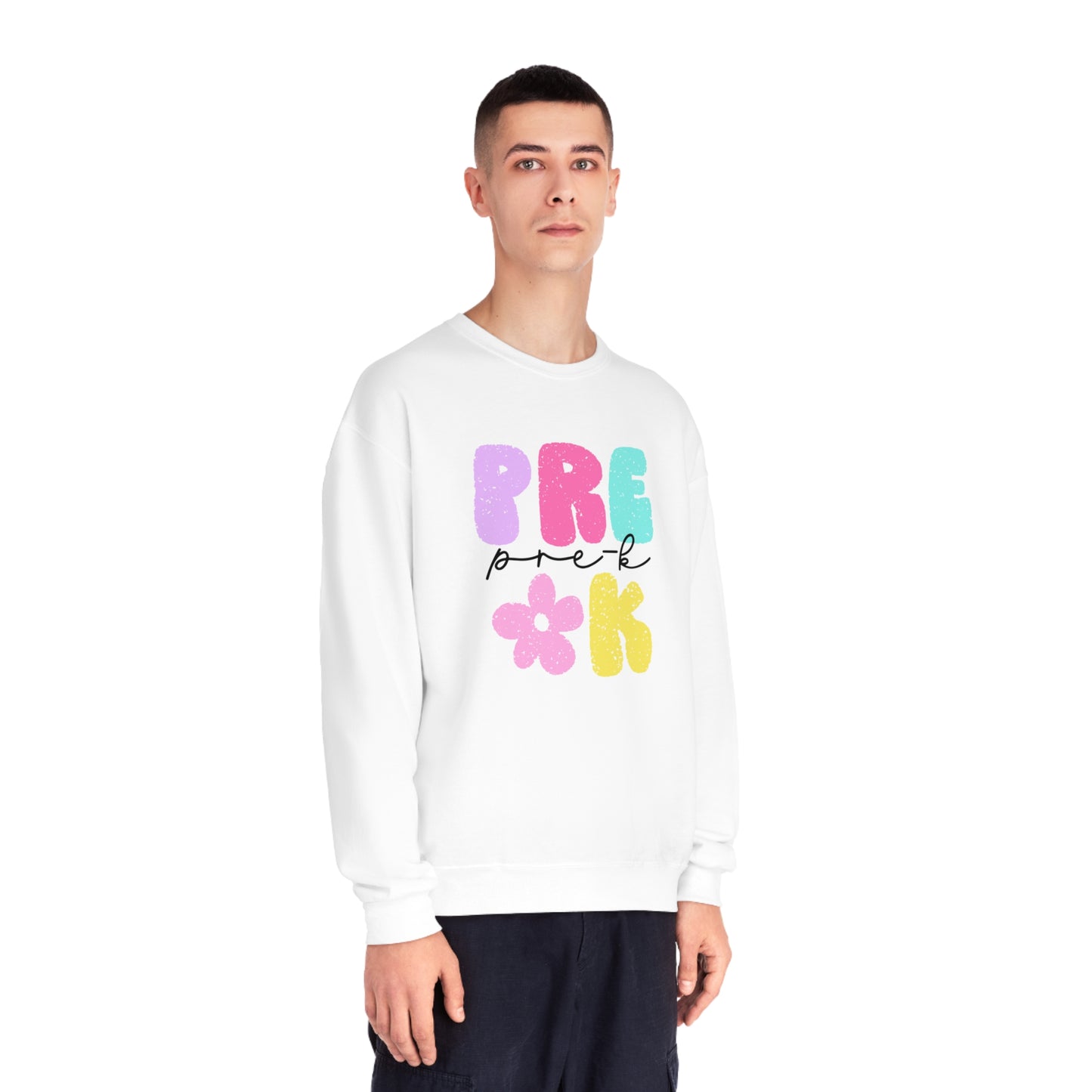Pre-K Flower Power Teacher Crewneck Sweatshirt