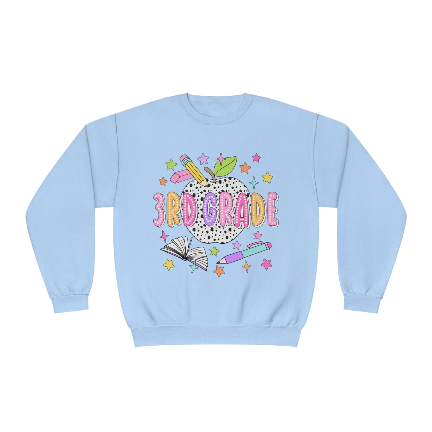 3rd Grade Dalmatian Crewneck Sweatshirt