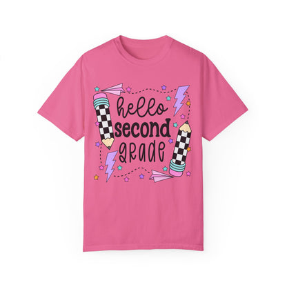 Hello 2nd Grade Teacher Tee
