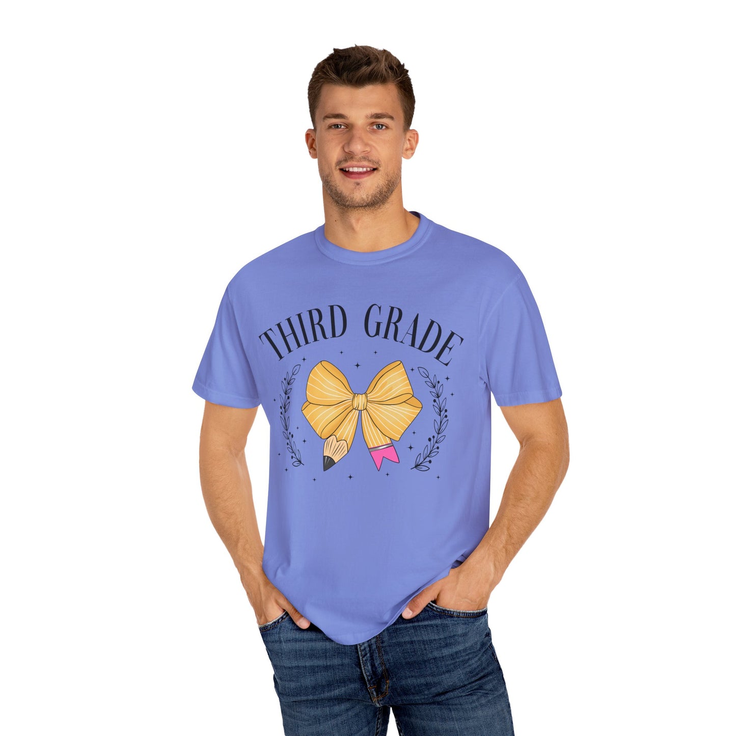 3rd Grade Bow Teacher Tee
