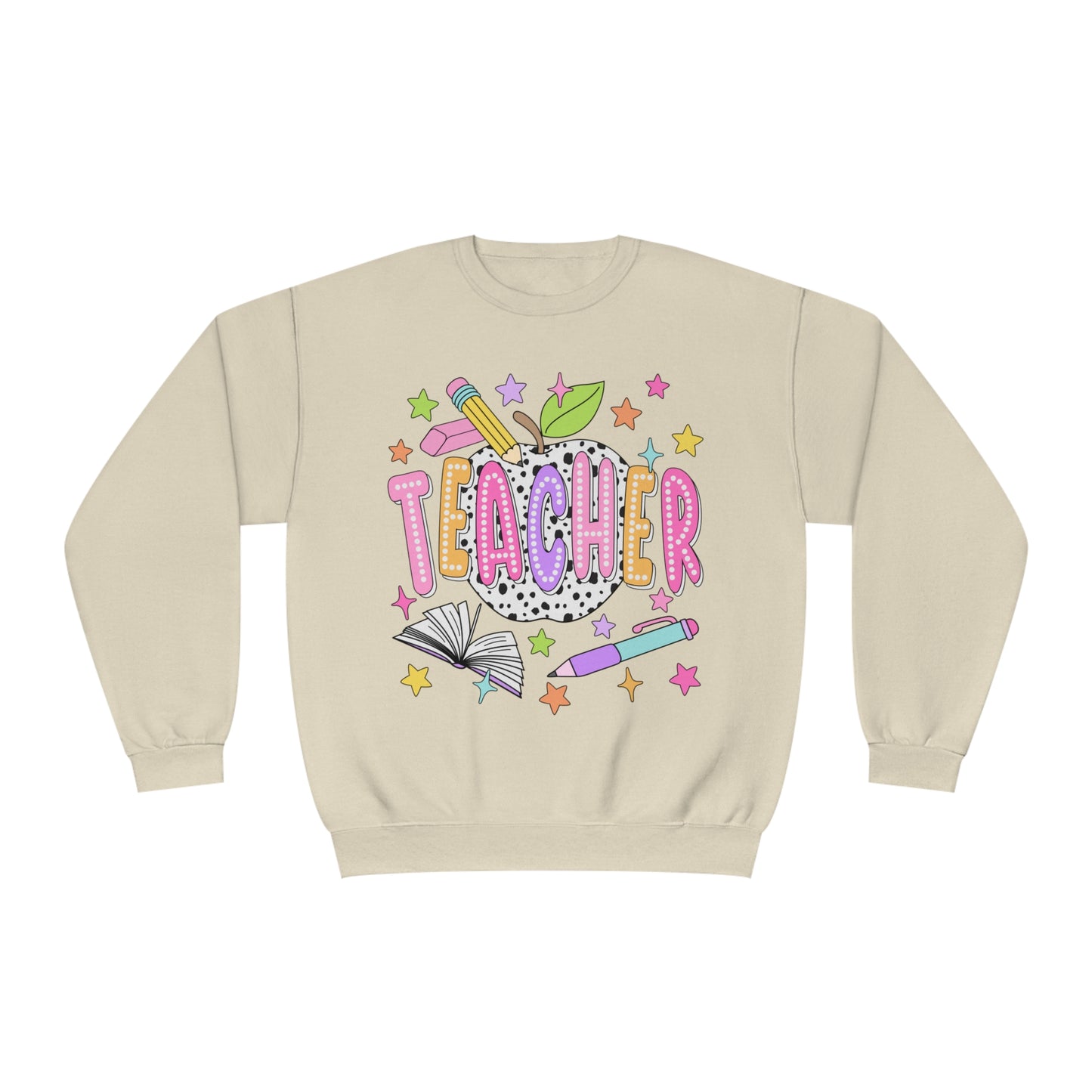 Teacher Dalmatian Crewneck Sweatshirt