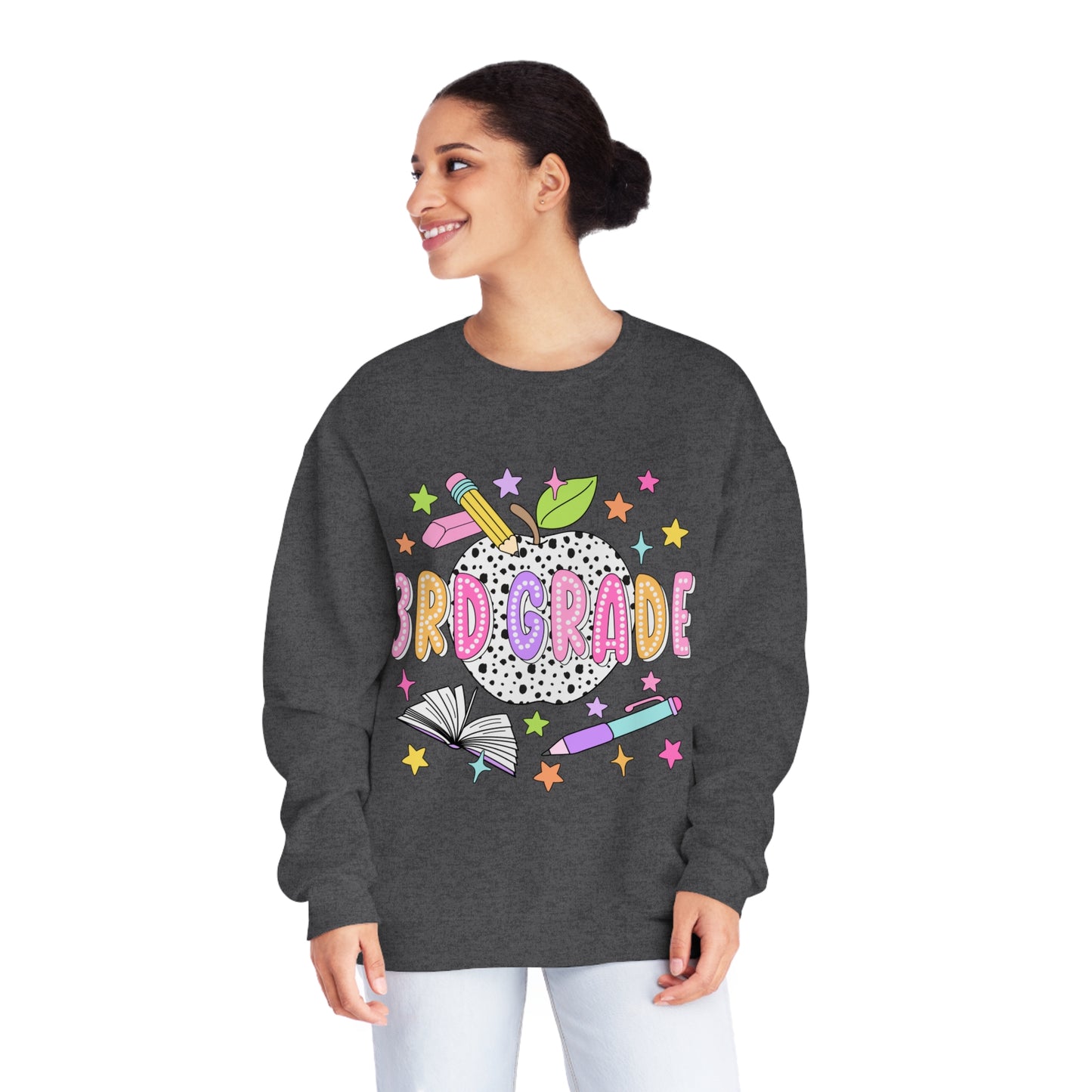 3rd Grade Dalmatian Crewneck Sweatshirt