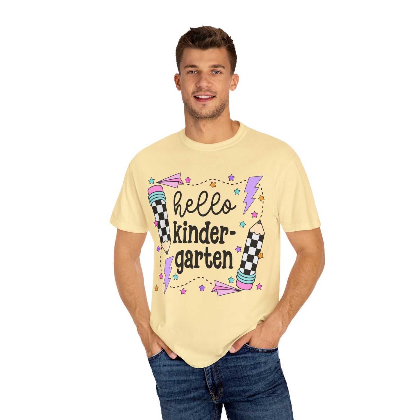 Hello Kindergarten Teacher Tee
