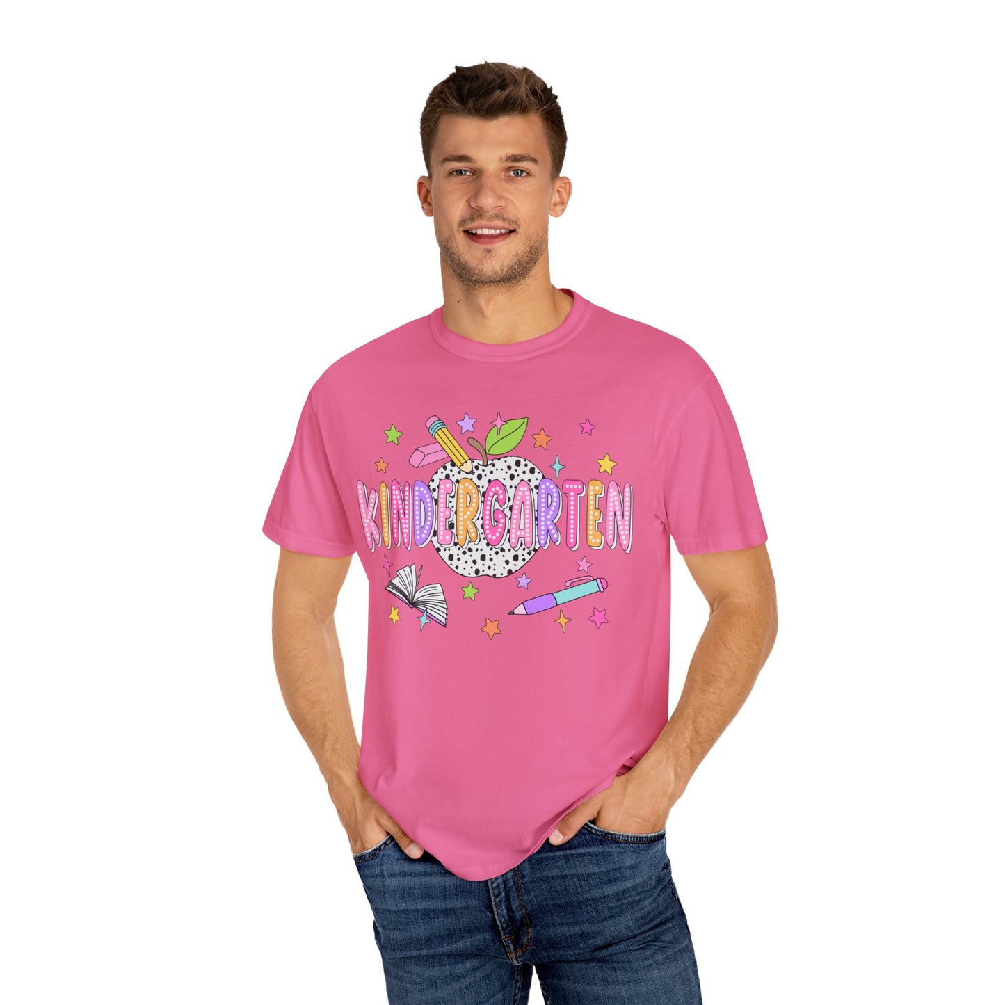 Kindergarten Dalmatian Dot Teacher Tee