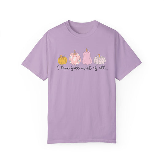 I Love Fall Most Of All Tee