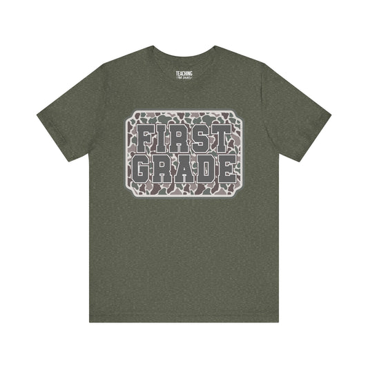 Camo Cutie: First Grade Tee