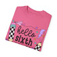 Hello 6th Grade Teacher Tee