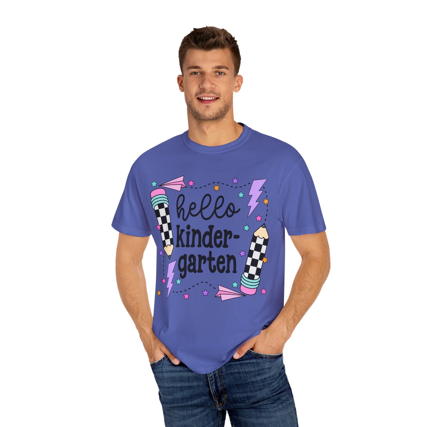 Hello Kindergarten Teacher Tee