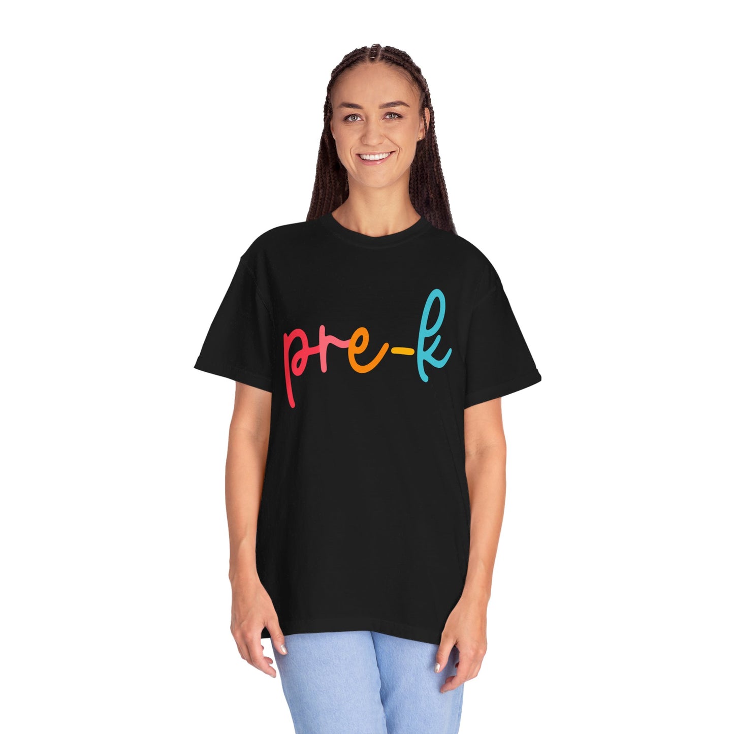 Pre-K Colorful Cursive Tee