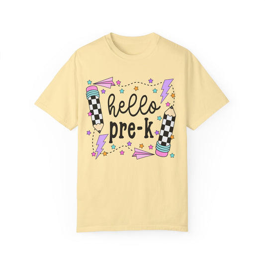 Hello Pre-K Teacher Tee