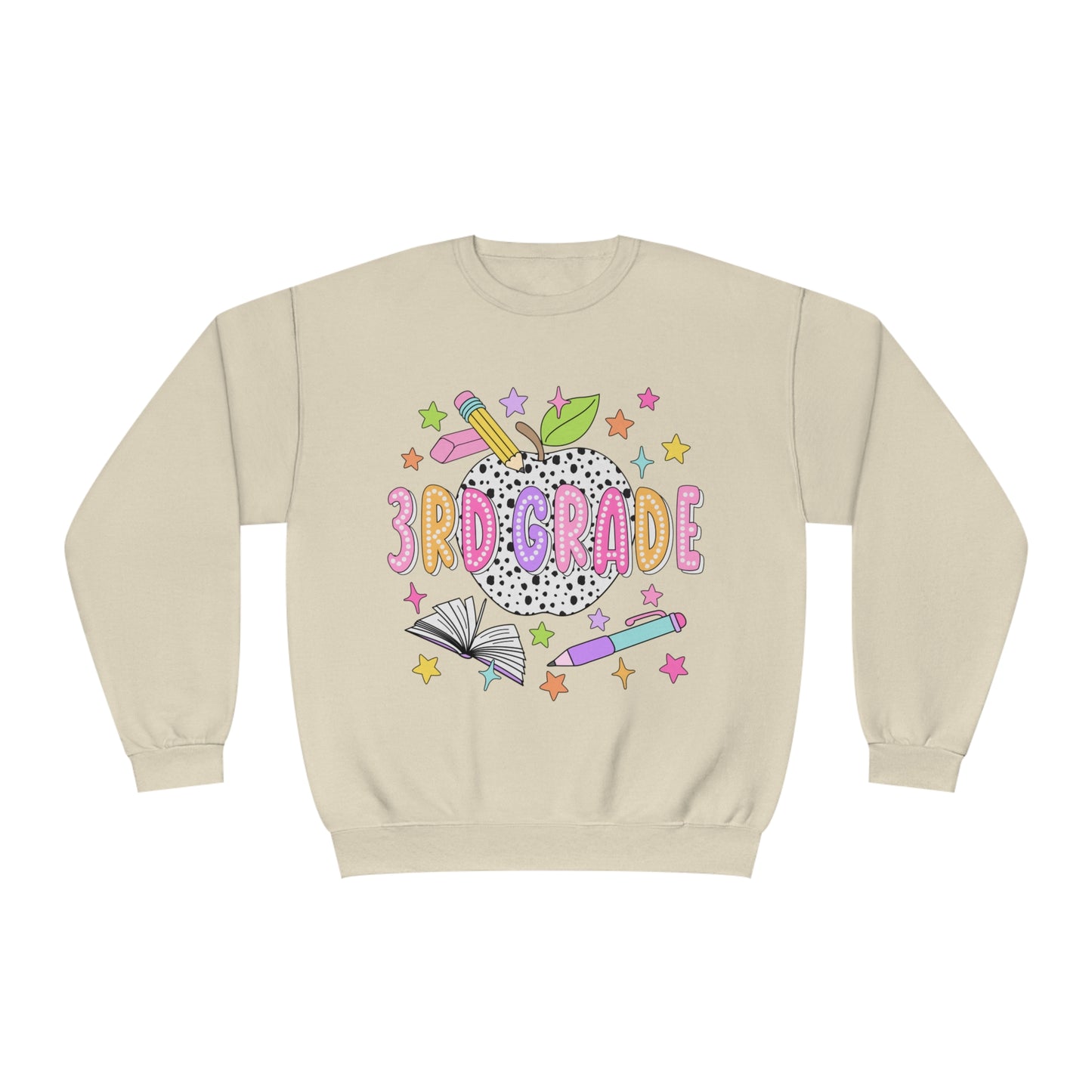 3rd Grade Dalmatian Crewneck Sweatshirt