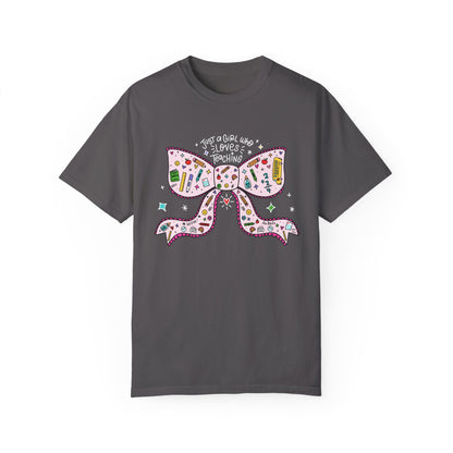 Just A Girl Who Loves Teaching (Pink) Tee